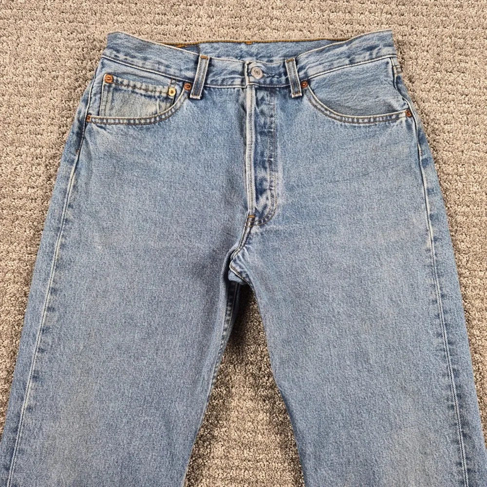 Vintage 90s Levis 501 Jeans Mens 32x34(Fits30x32) Blue Straight Made in Poland